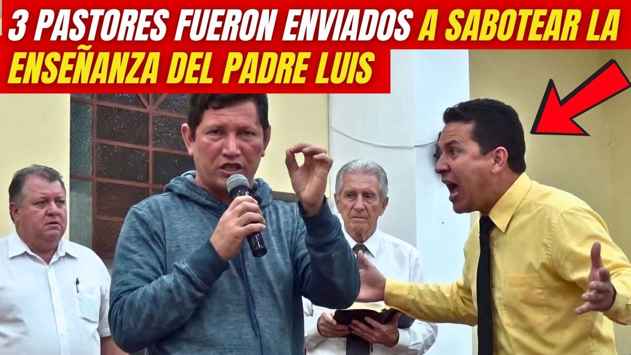3 PASTORES fueron ENVIADOS a sabotear la ENSEÑANZA del PADRE LUIS TORO… y la trampa se les volteó