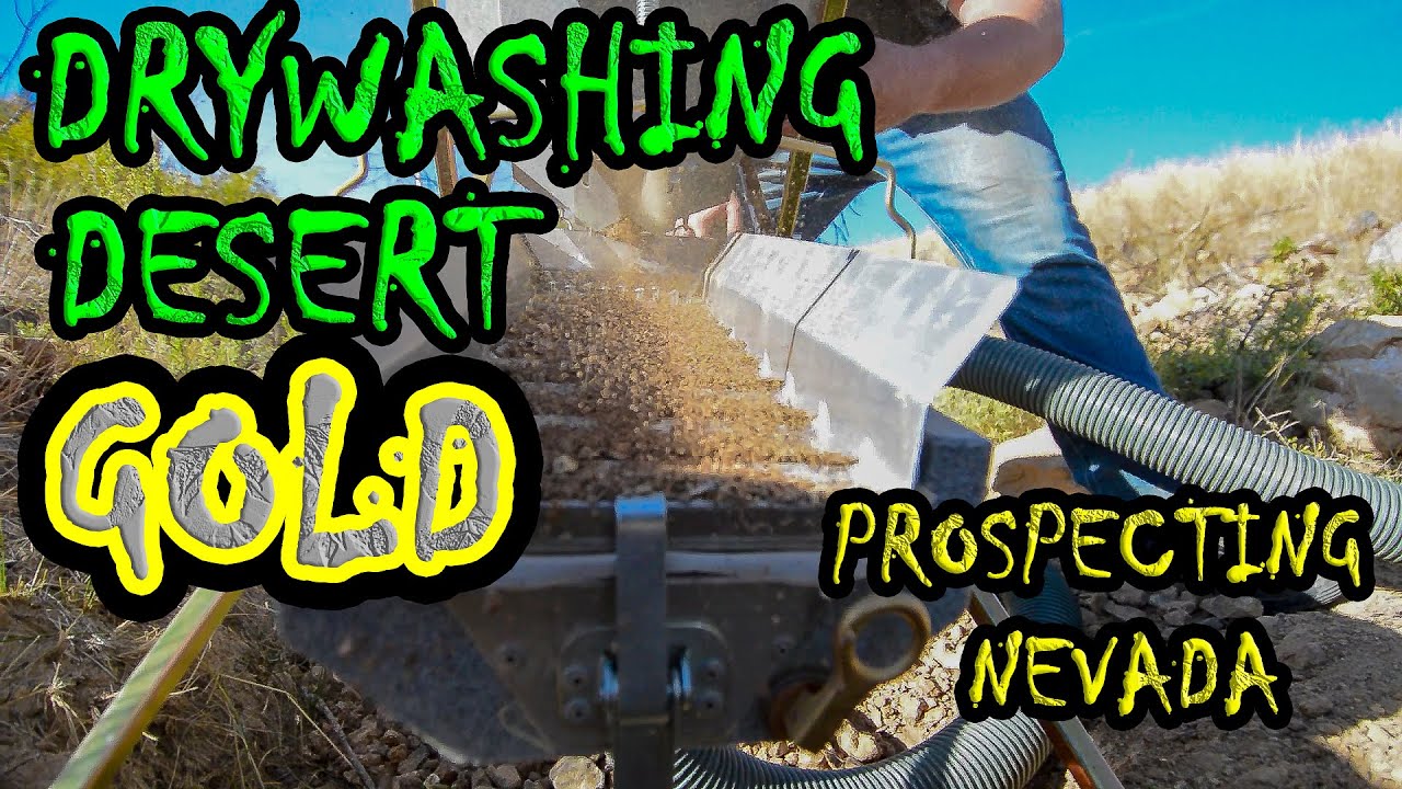 Drywashing Desert GOLD | Prospecting Nevada