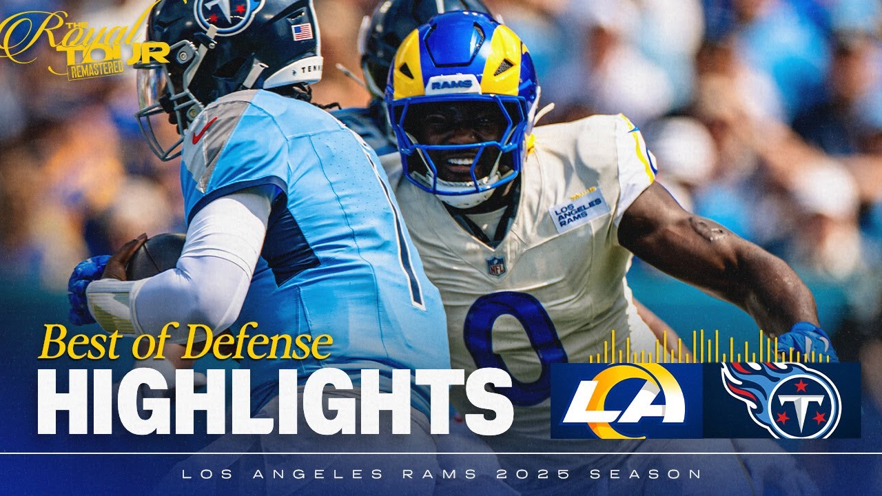 HIGHLIGHTS: Best Of Rams Defense From Week 2 vs. Titans