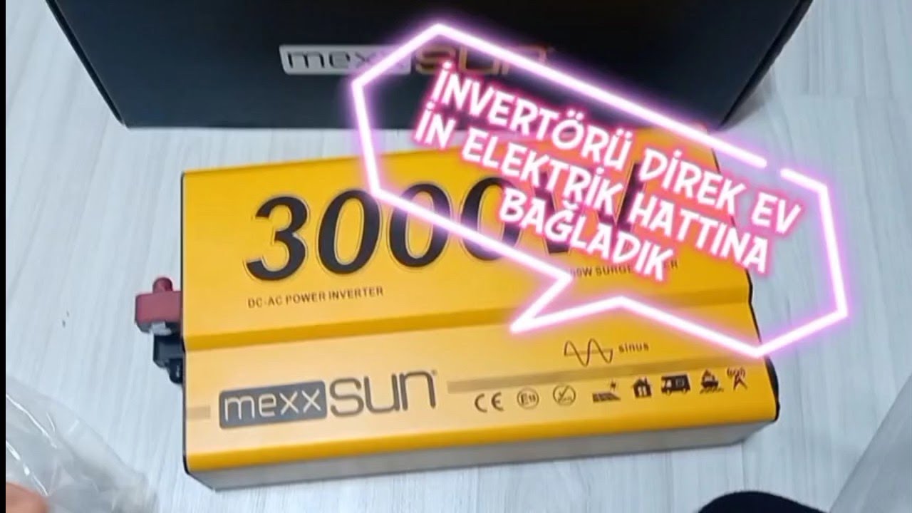 12 volt 3000 watt tam sinüs invertör hangi cihazları çalıştırır