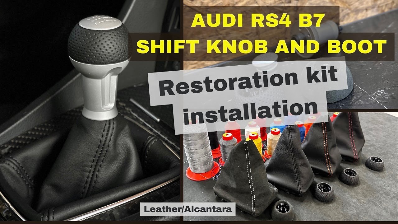 HOW TO MAKE YOUR RS4 B7 GEAR KNOB NEW WITH THIS RESTORATION KIT