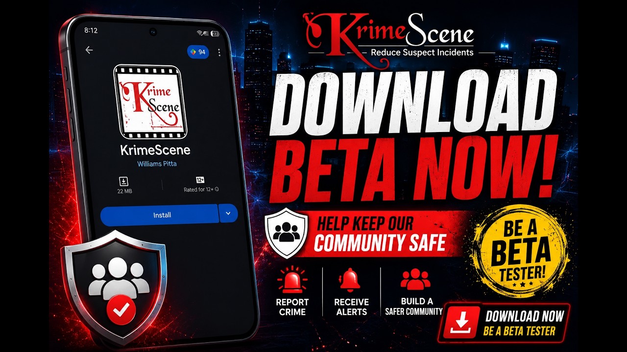 AR KrimeScene Beta Launch | Real-Time Community Safety Alert System