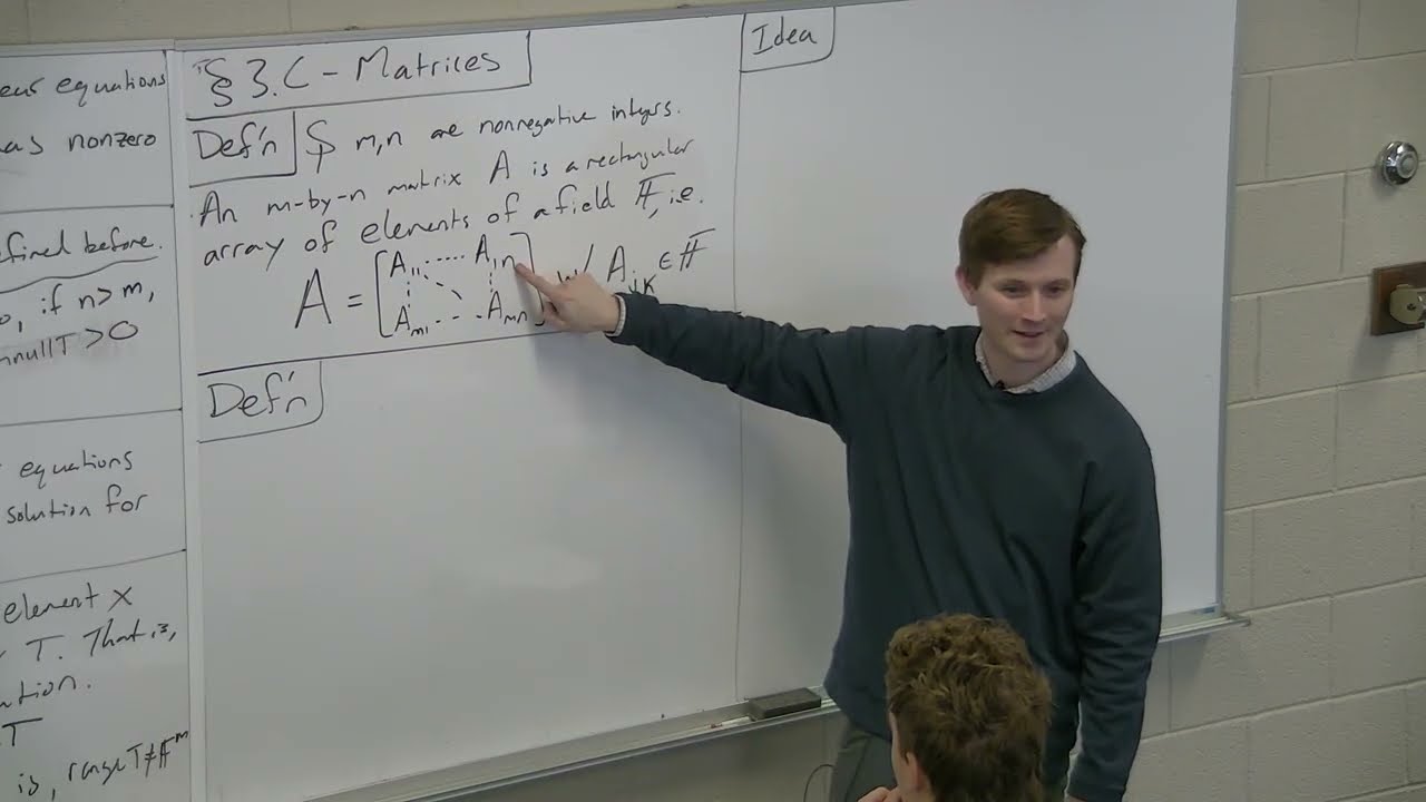 Linear Algebra - Matrices (Part 1)