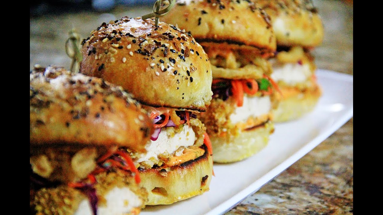 Oven-Fried Chicken Sliders | Buttermilk Brined Fried Chicken | CarnalDish