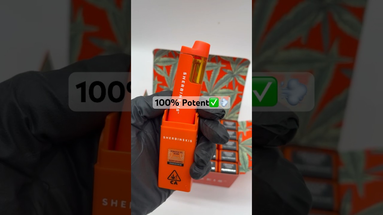 SHERBINSKIS 2G DISPOSABLES - Vape Carts 2 Gram UNBOXING & REVIEW #review #shorts