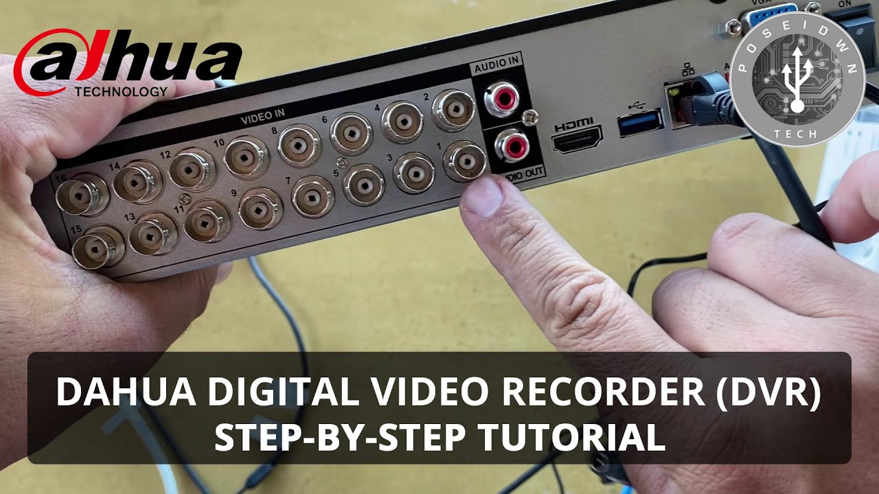 Цифровой видеорегистратор Dahua (DVR) — пошаговое руководство