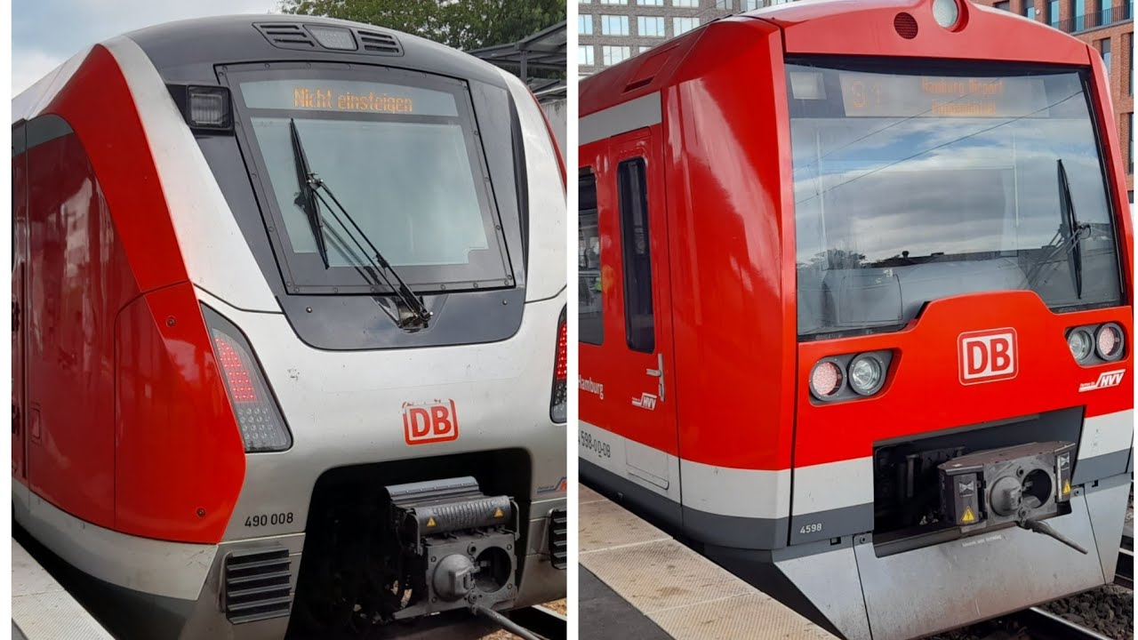 S-Bahn Hamburg Mitfahrt von Barmbek bis Poppenbüttel in den BR 474 PLUS/490 auf der S1