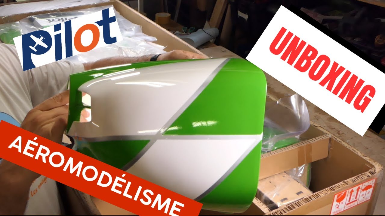 Unboxing 90' Extra NG RC pilot