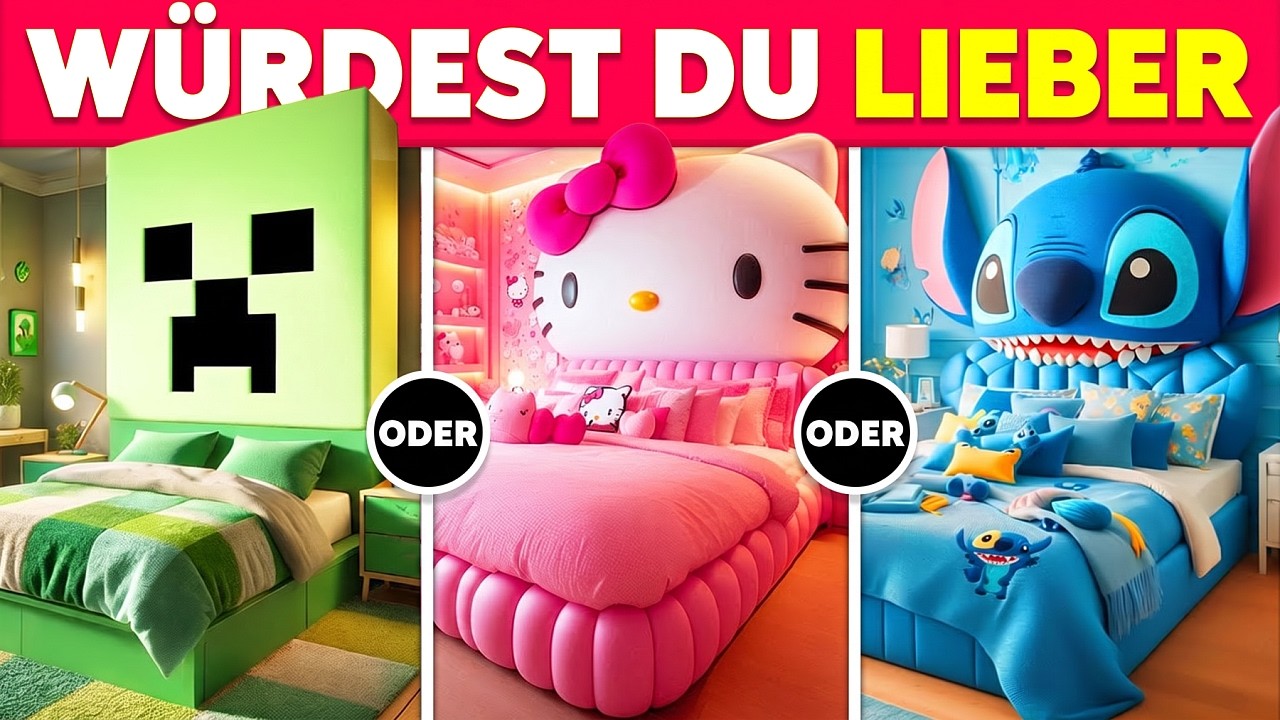 W&uuml;rdest du Lieber...? Baue dein Traumhaus 🏠🌈💞 Die schwierigsten Entscheidungen aller Zeiten!