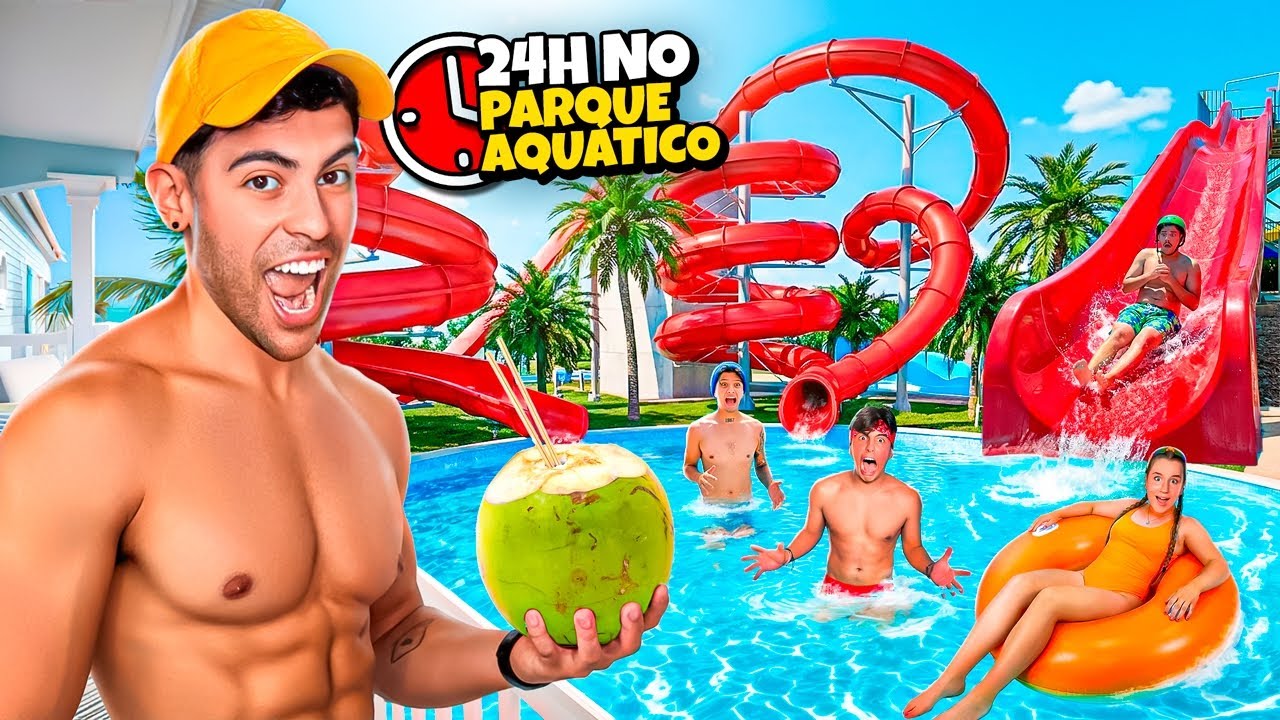 UM DIA NO PARQUE AQUÁTICO COM A LIGA MISTÉRIO *deu confusão 