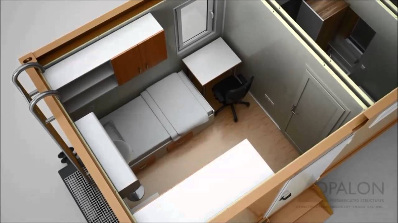 OPALON préfabriqués Rig Drilling Camp mobile soudé Container RIGON - Animations