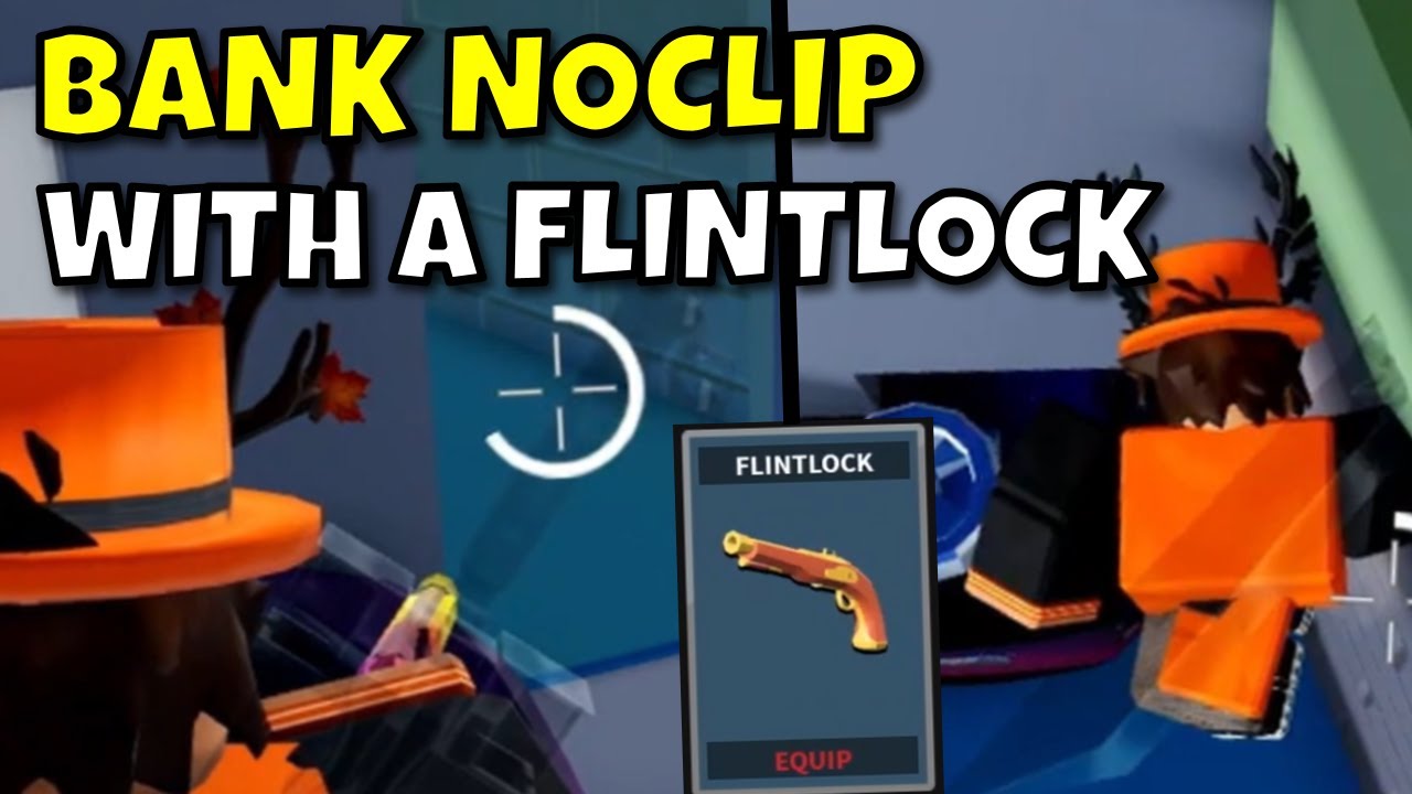 INSANE FLINTLOCK BANK NOCLIP Glitch in Jailbreak!! | Rob the Bank WITHOUT A KEYCARD!