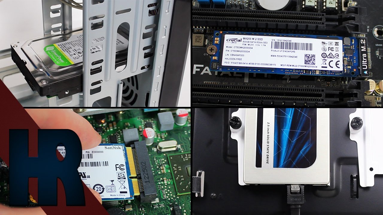 Festplatte | SSD | M2 SSD | M SATA SSD einbauen  Installieren Tutorial Deutsch - PC Bauen Part #7