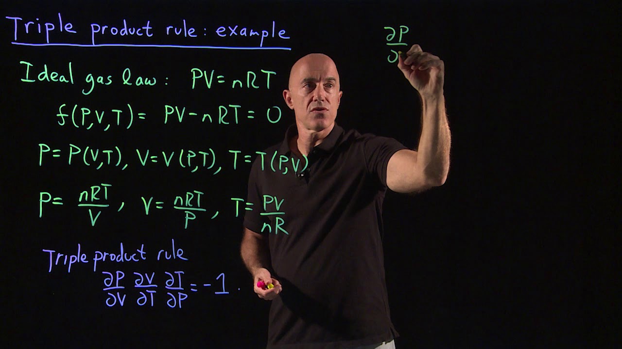 Triple product rule: the ideal gas law | Lecture 16 | Vector Calculus for Engineers