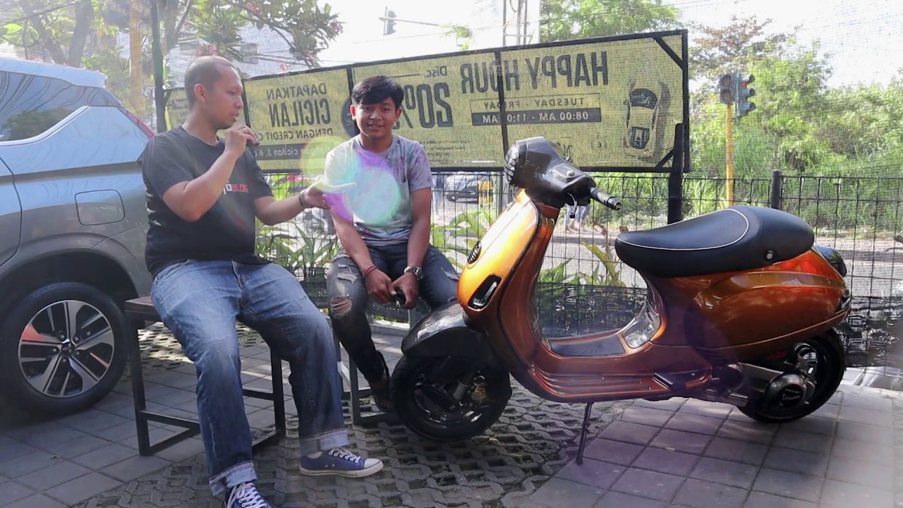 Modif Vespa LX 2V Pelajar