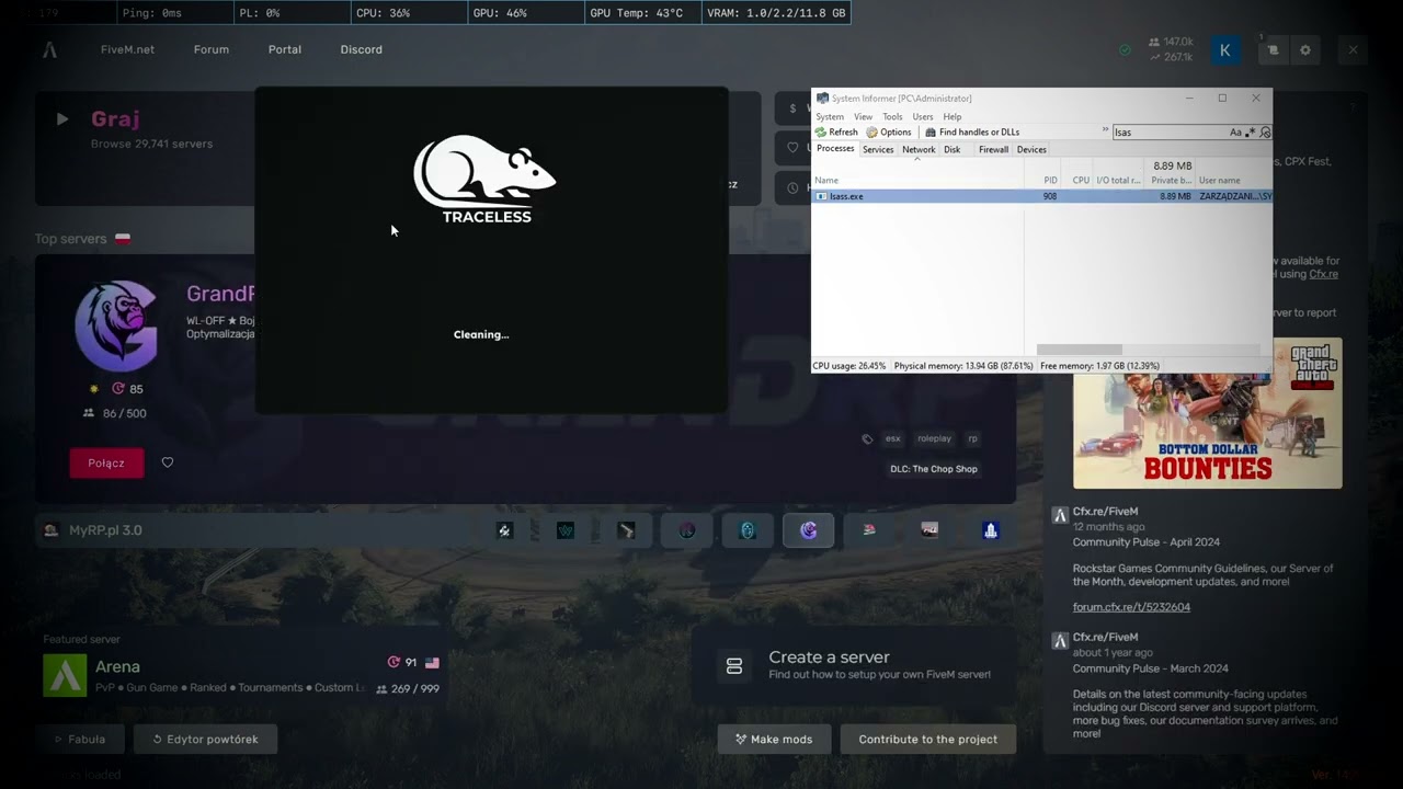 BEST CHEAT WITH BYPASS TO PASS PC CHECKS - TRACELESS
