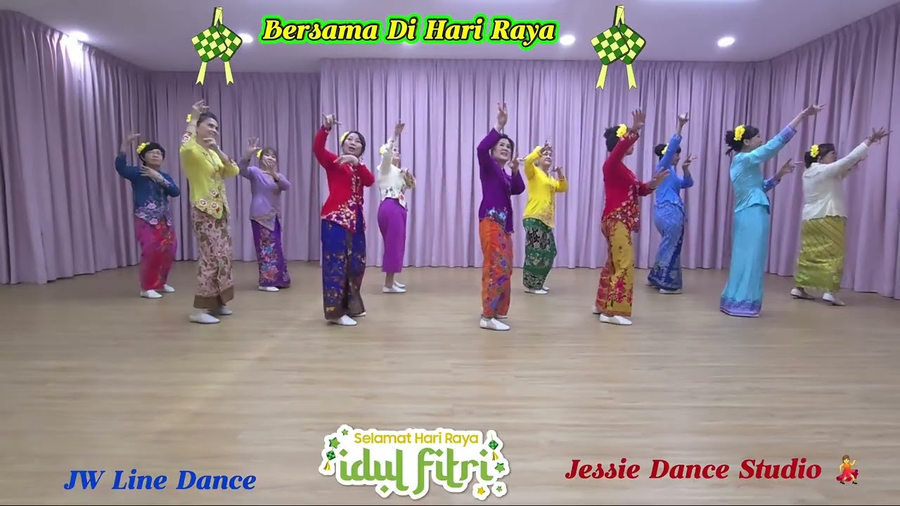 Bersama Di Hari Raya  - JW Line Dance Choreo: Penny Tan (MY) Shirley Bang (MY) 导师 : Jenny Wong 