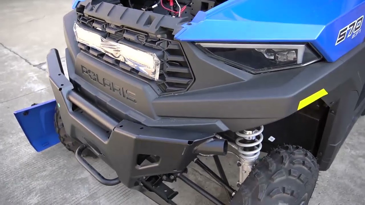 Installation of SAUTVS mesh grill light for Polaris Ranger SP 570 2022 2023 Accessories