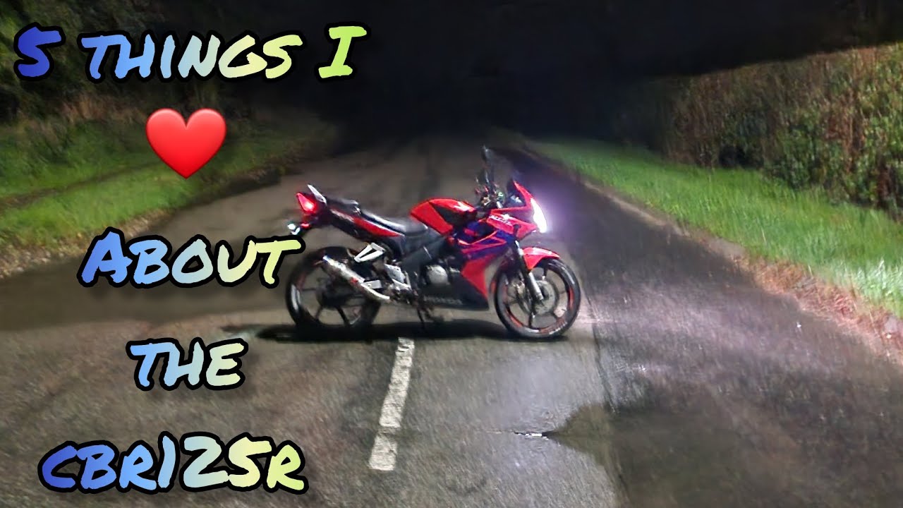 five things I love about the honda cbr125r #cbr