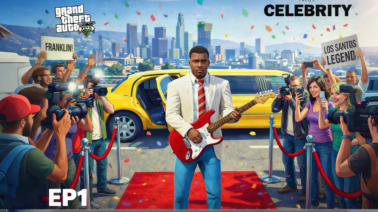 Franklin Became a Celebrity in GTA 5 | Starting From Nothing