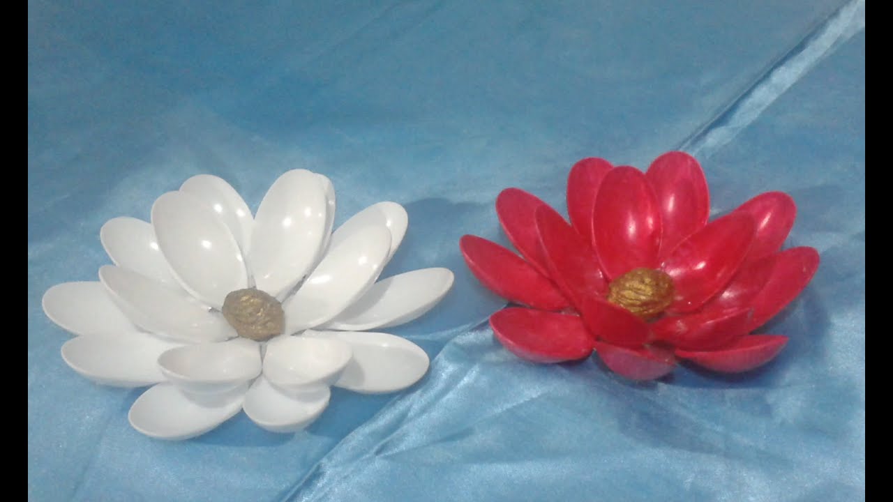 Flores en cucharas de pasta | Marlin Fly