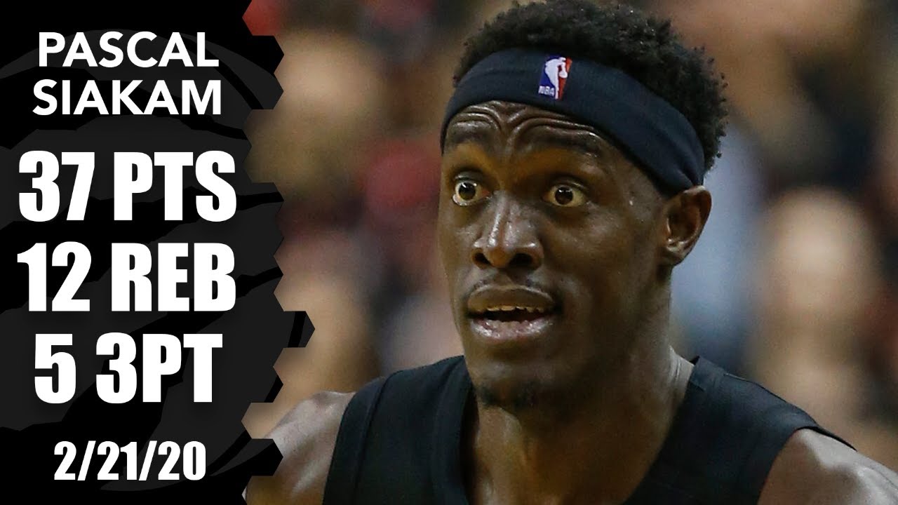 Pascal Siakam drops 37 points in Raptors vs. Suns | 2019-20 NBA Highlights