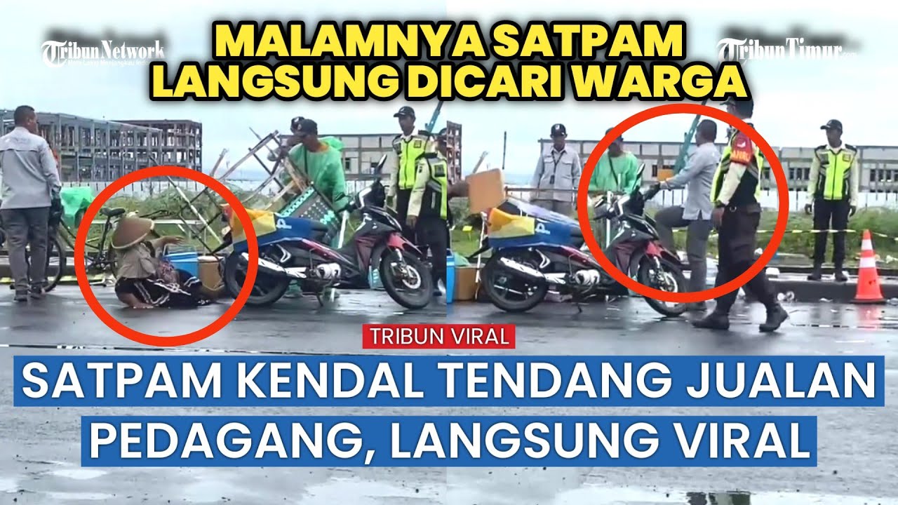 Viral, Warga Geruduk Pabrik di Kendal, Cari Komandan Satpam yang Bentak dan Tendang Pedagang