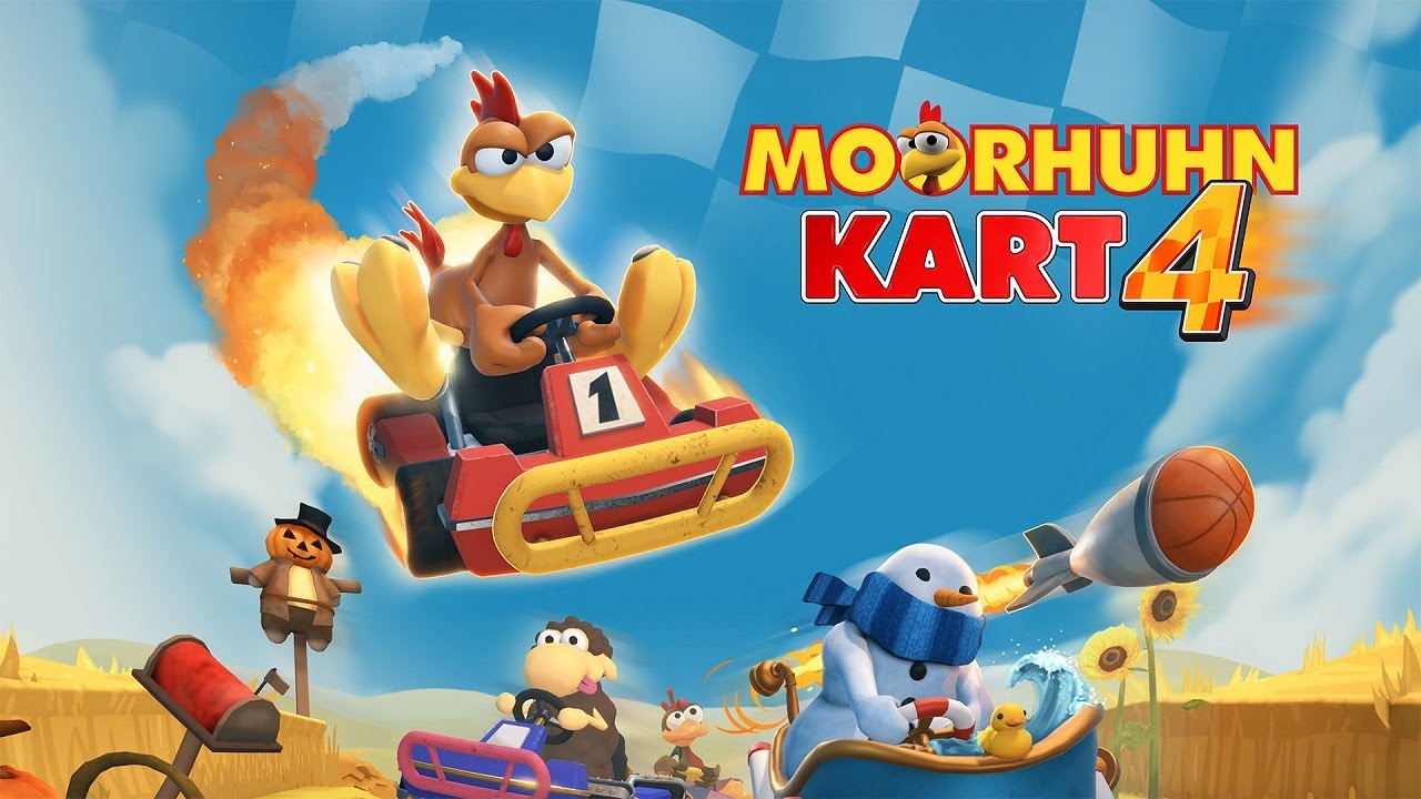 Moorhuhn Kart 4. Game for Nintendo Switch, PS4 & PS5, PC. Official video // Offizieller Trailer.