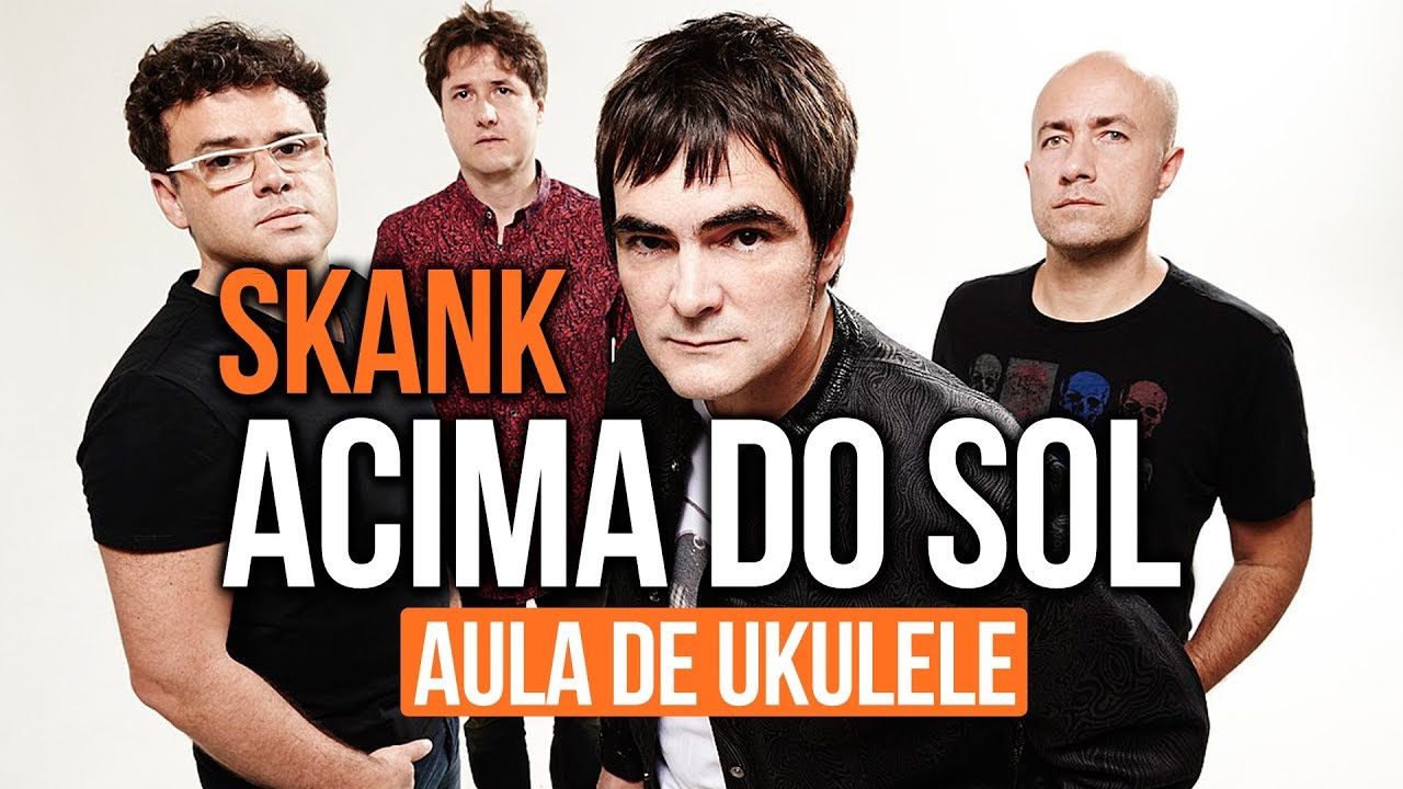 Aula de ukulele: Acima do sol - Skank (ukulele tutorial)