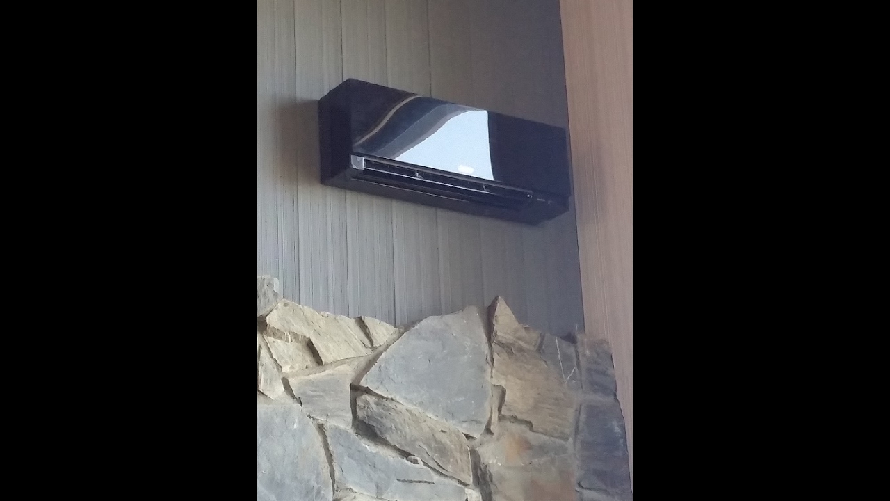 Mitsubishi 3 Ton Ductless System w/ 2 Zones (black)