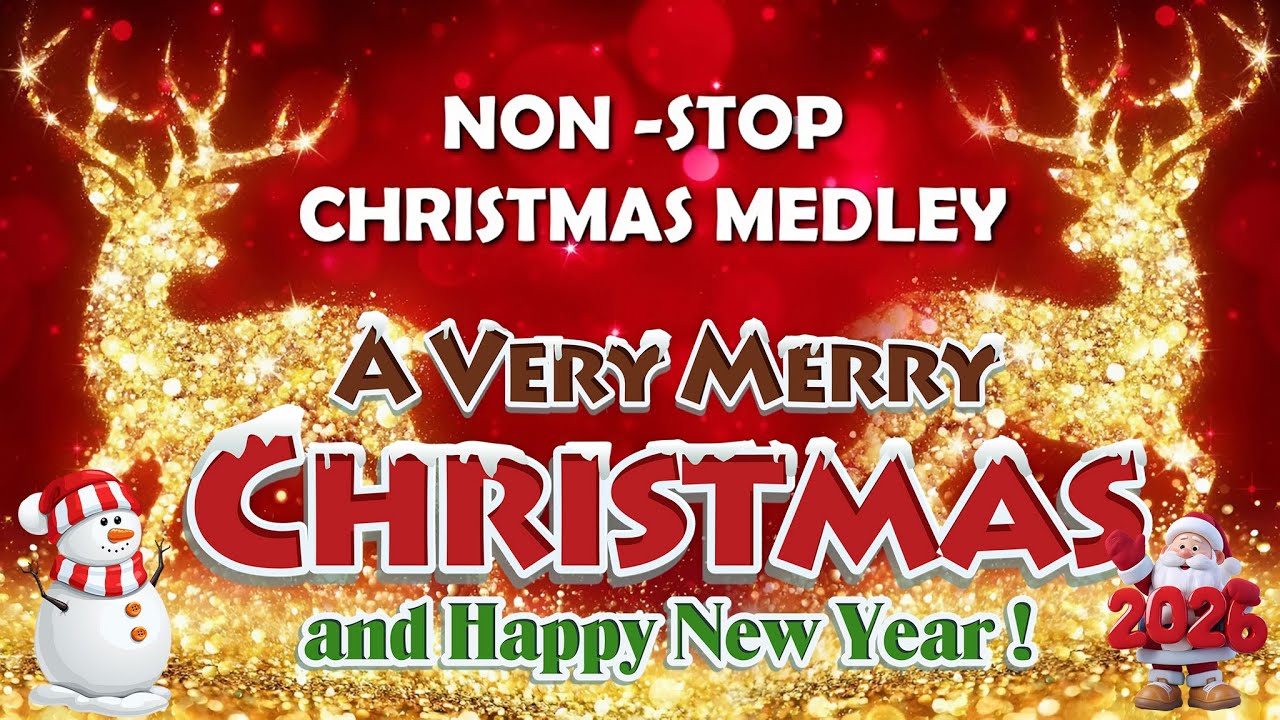 Nonstop Christmas Songs Medley 2024 - Greatest Old Christmas Songs Medley 2024