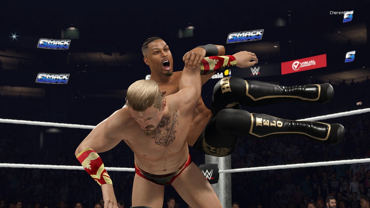 WWE 2K25 Илья Драгунов против Кармело Хейса: матч за титул чемпиона США на SmackDown