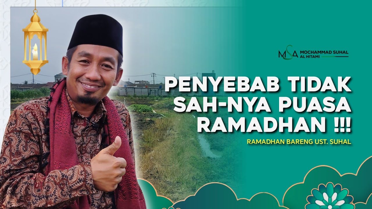 2 Macam Rukun Puasa, Penyebab Tidak Sah-nya Puasa Ramadhan !!!