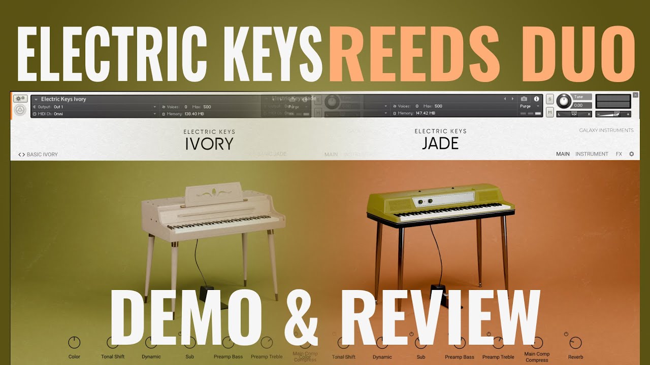 Electric Keys: Reeds Duo -  Moonshell and Jade | Demo & Review