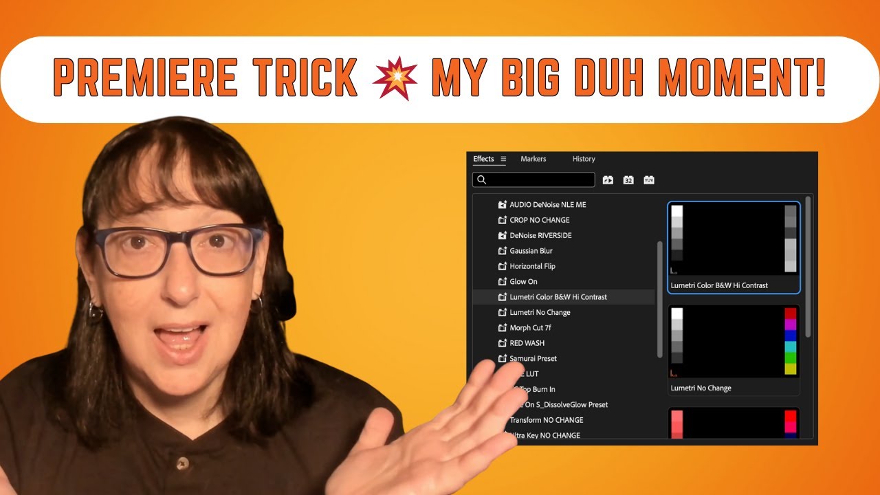 I Can’t Believe I Just Learned THIS in Premiere Pro 🤯 (No More FX Drag & Drop!)