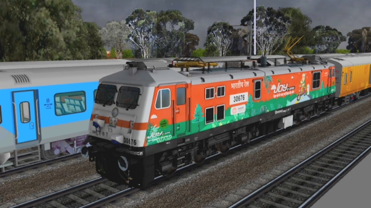 New Delhi to Dibrugarh Rajdhani express l WAP 7 bgpro l
