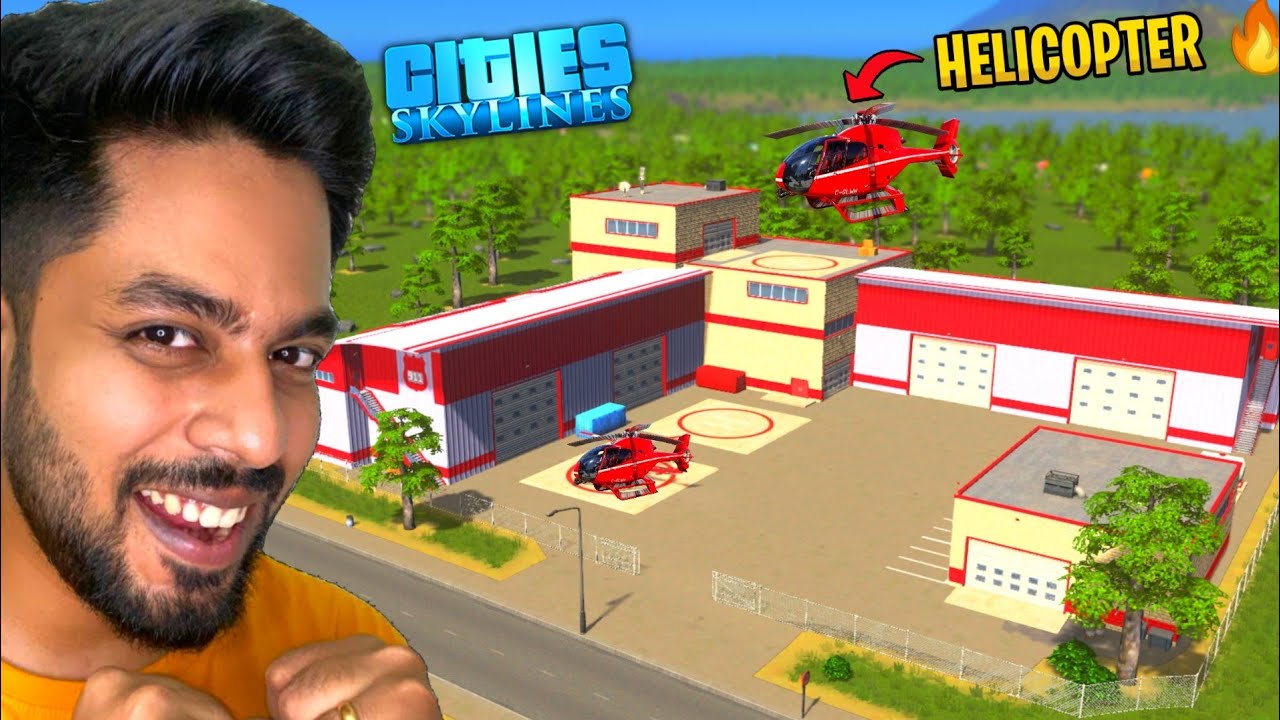 I BUILD HELICOPTER BASE IN MY CITY | CITY SKYLINES GAMEPLAY | Mr IG | Tamil #13