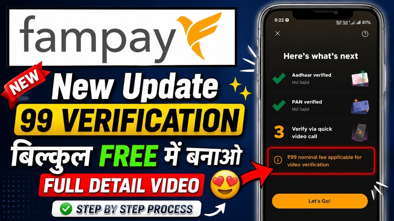 FamPay Video Call KYC ₹99 Problem Solved 2026 || How To Solve FamPay Video Call Verification Problem