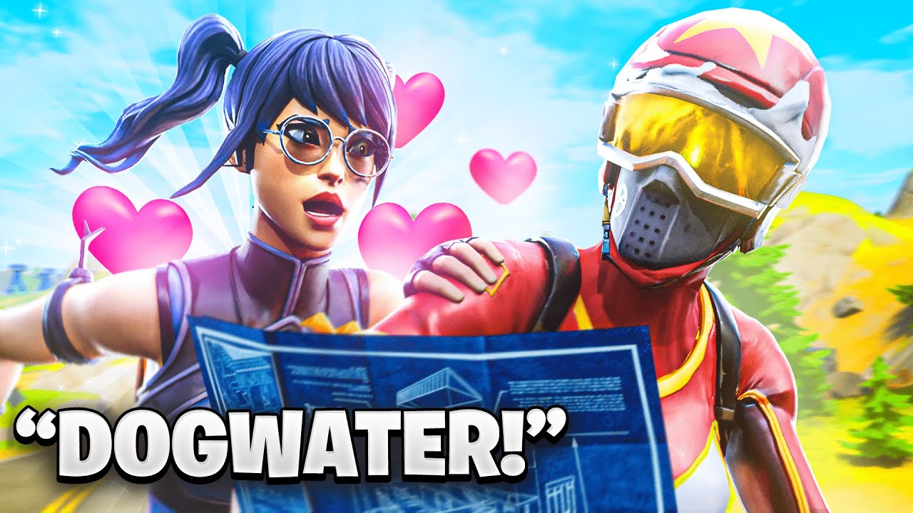 Я нашёл самую собачью девушку-водолаза в Fortnite...