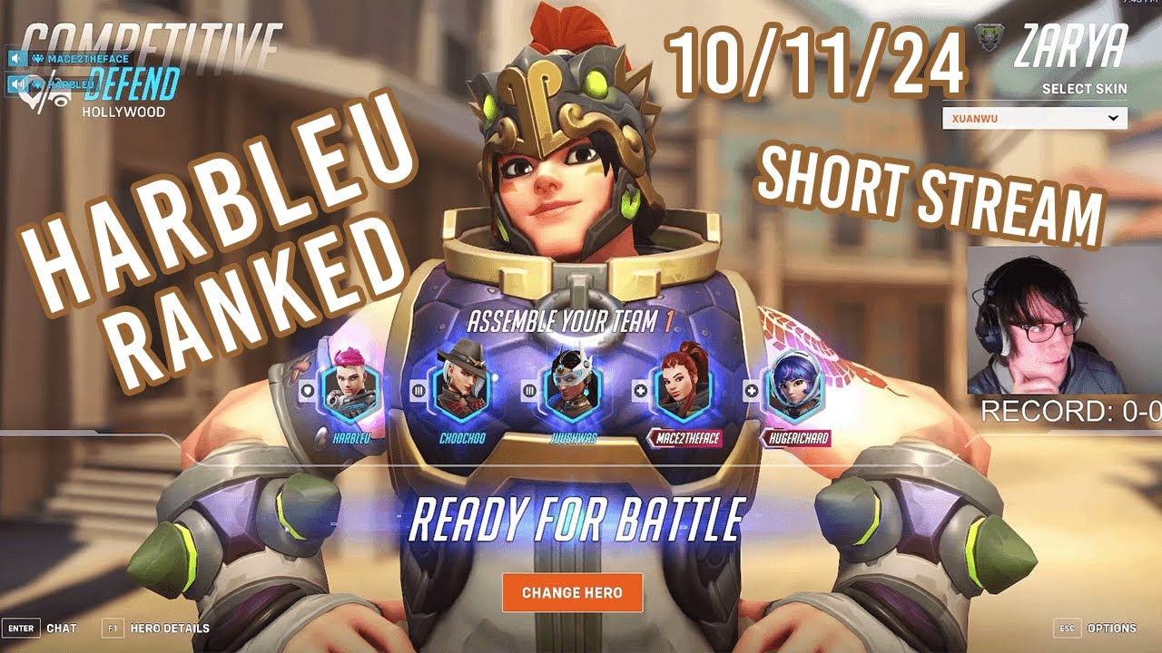[10/11/24 VOD] Harbleu Plays Overwatch 2 