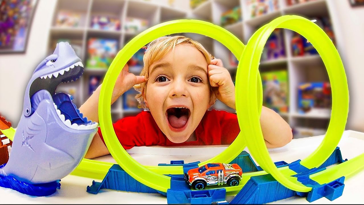 Father & Son ULTIMATE CAR LOOP SHARK ATTACK!