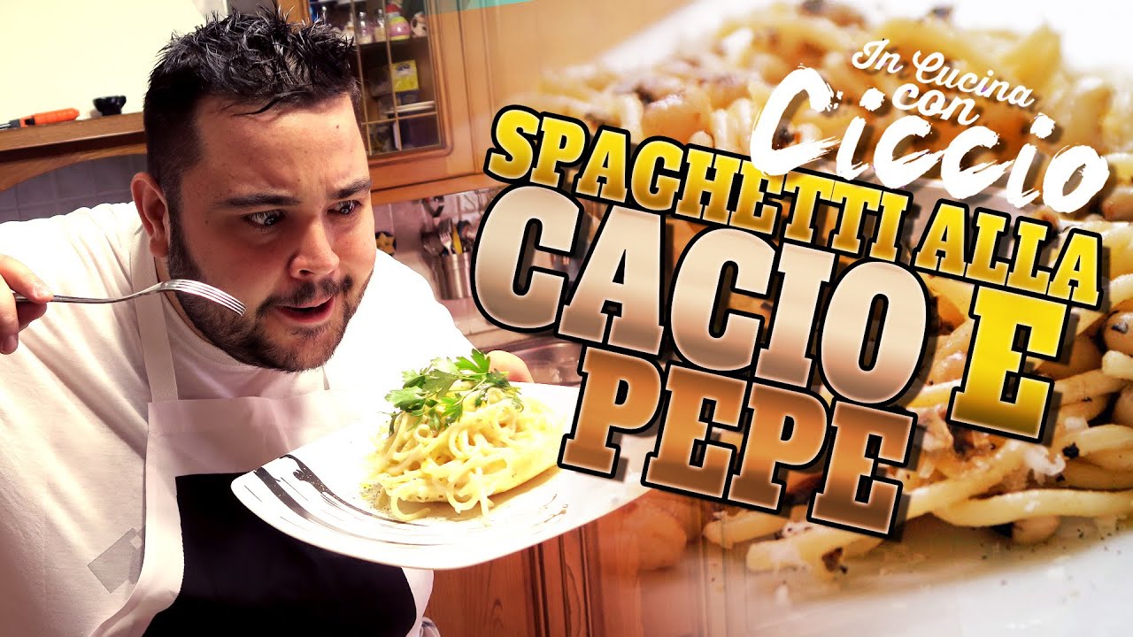 In Cucina con Ciccio: Spaghetti alla Cacio e Pepe Romani DOC!
