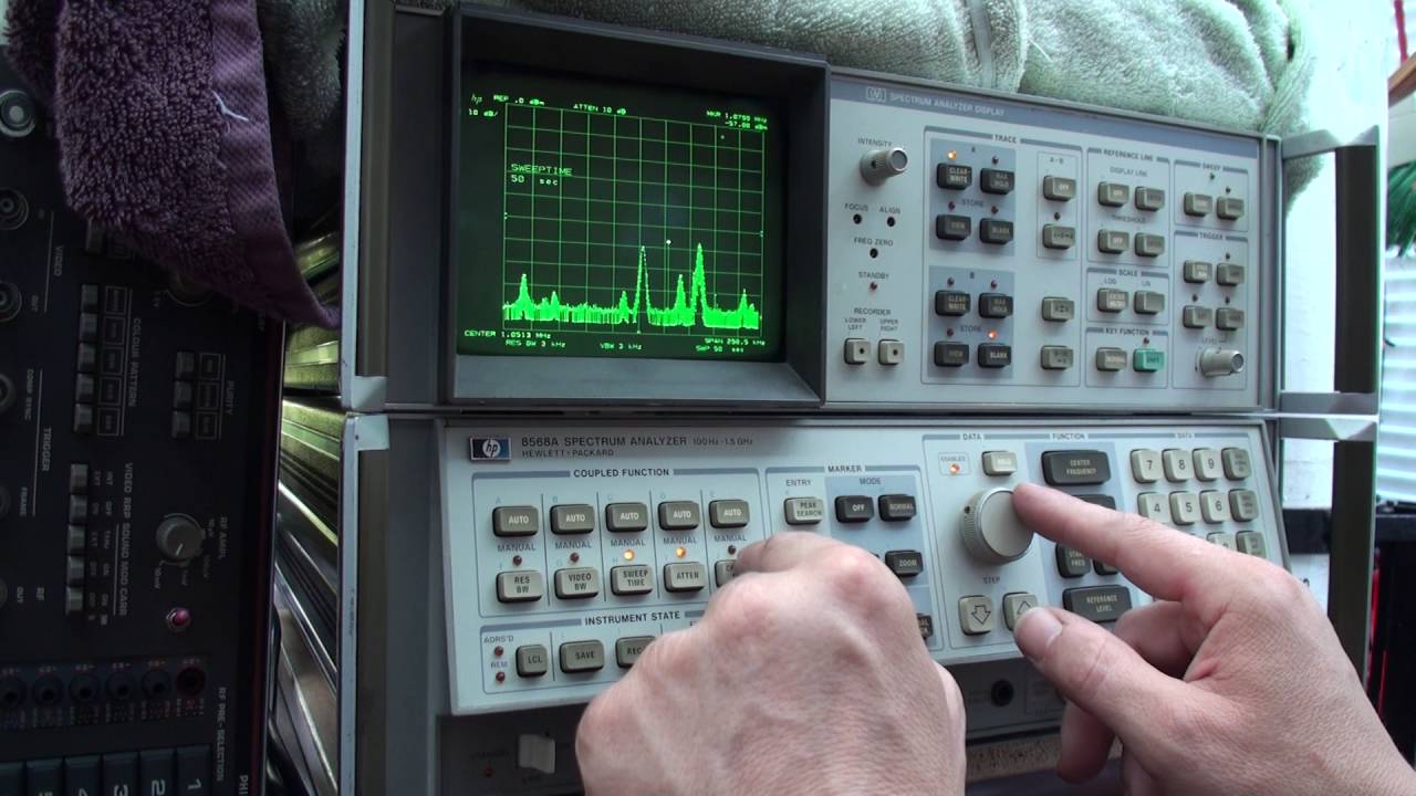 Hp Spectrum Analyzer as a radio!