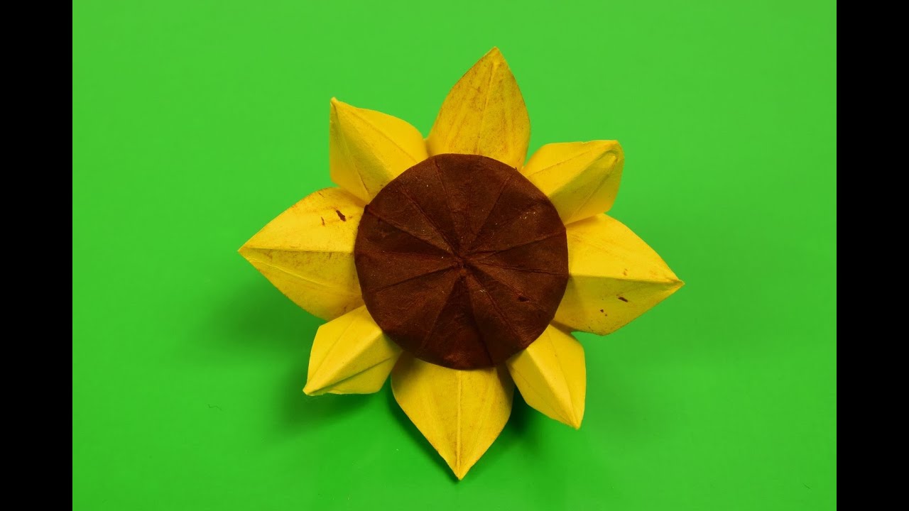 Sunflower Origami