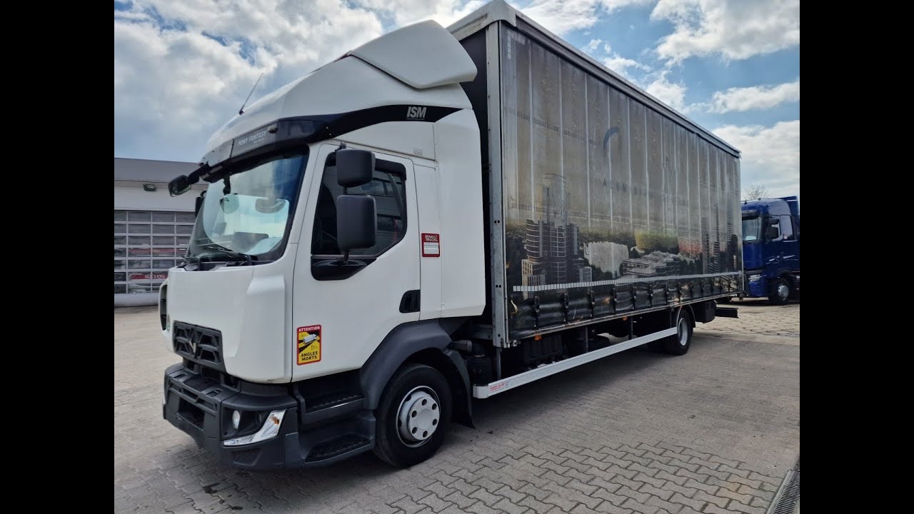 Samochód ciężarowy Renault D12 // zabudowa firanka // zawieszenie pneumatyczne !
