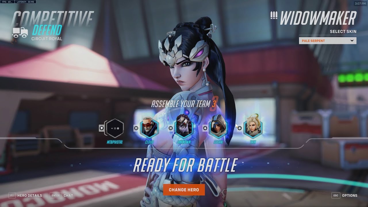 Competitive WidowMaker Part 2 No Commentary Overwatch 2 (PC 1080p 60)