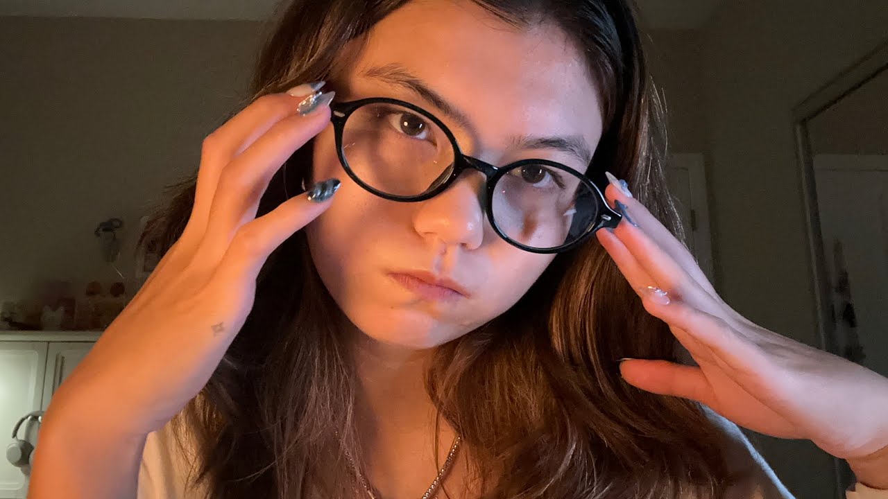 ASMR CHAOTIC TAPPING on glasses 🤓