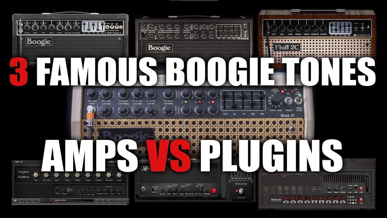 3 Famous Boogie Tones | Amps -vs- Plugins | Metallica - LoG - Dream Theater