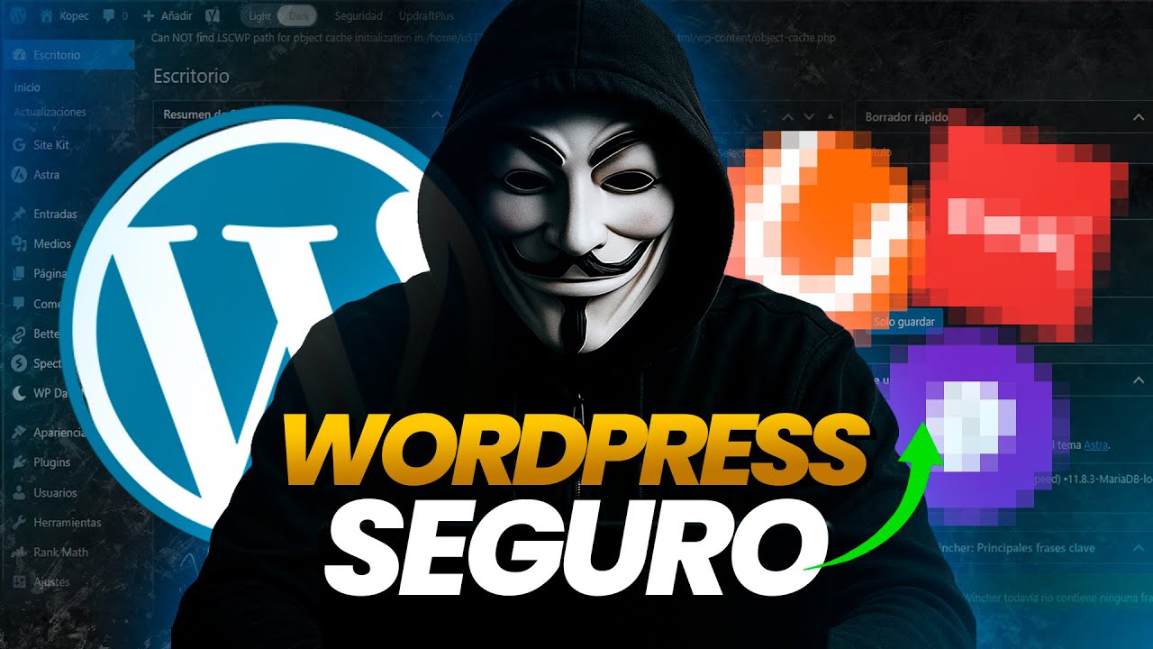 5 TRUCOS de SEGURIDAD B&aacute;sicos para WordPress en 2026