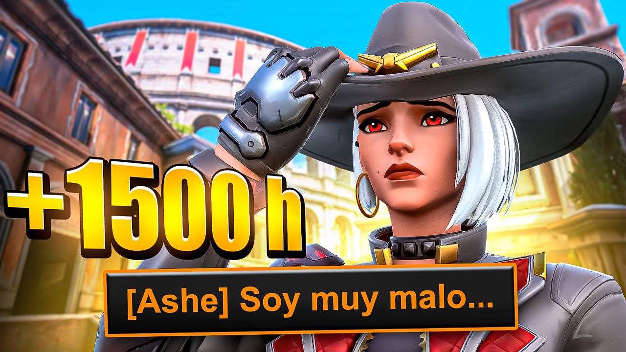 ESTA ASHE con 1500 HORAS ME PIDE AYUDA PARA MEJORAR en OVERWATCH 2